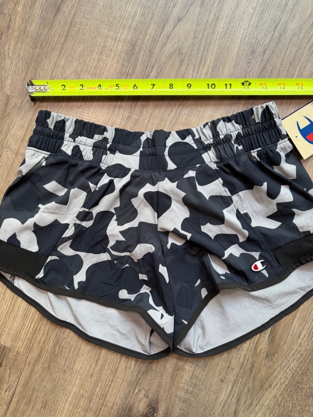 Champion Women's Black & White Camo Running Shorts - Brand New - Size Small - Picture 2 of 12
